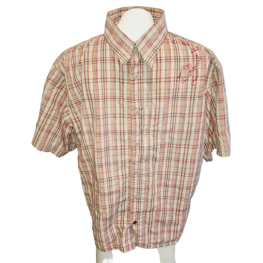 Mountain Hard Wear Button Up Short Sleeve Shirt‎ Size L